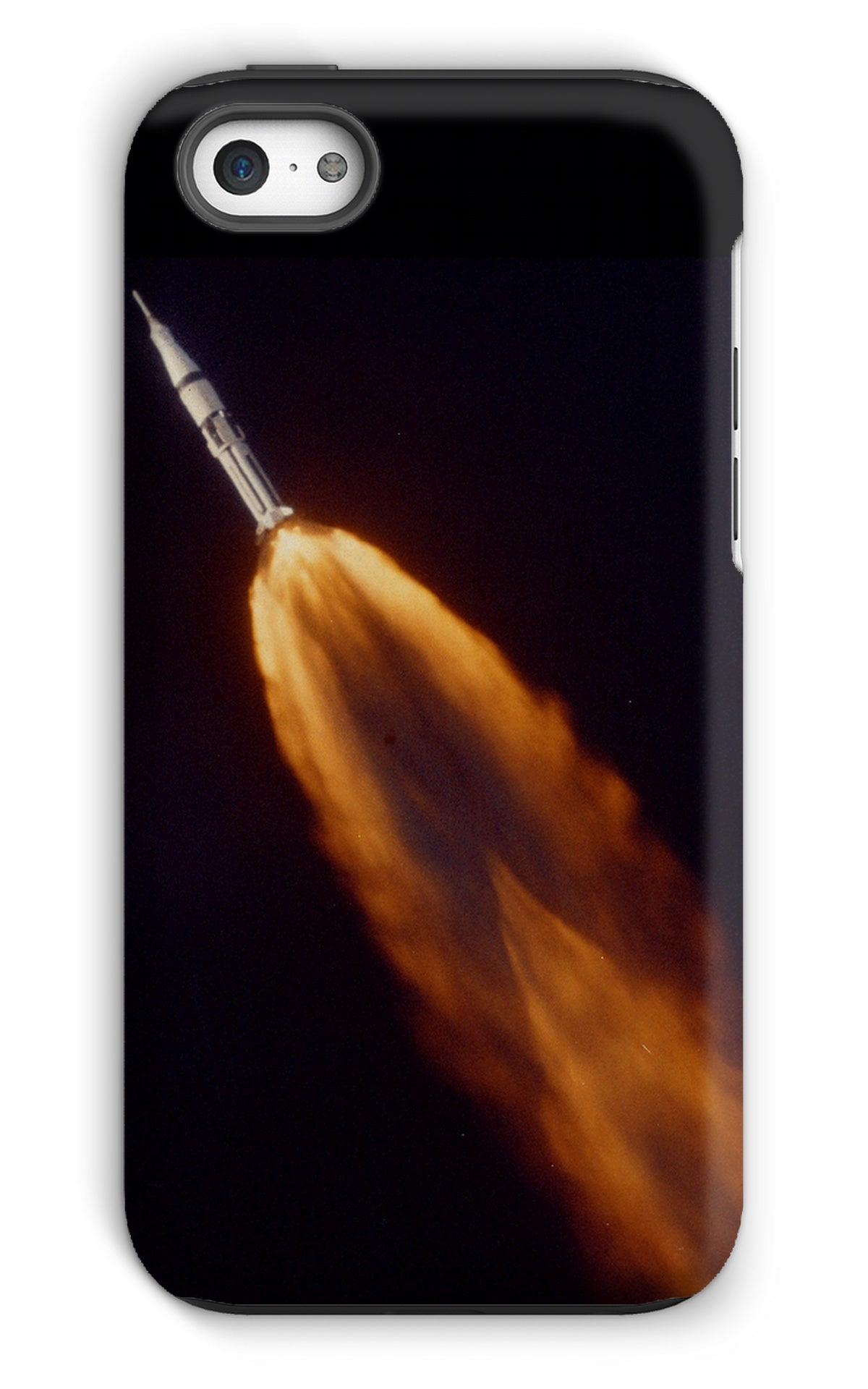 Apollo 7 photographed in flight by ALOTS (68-HC-641) Phone Case