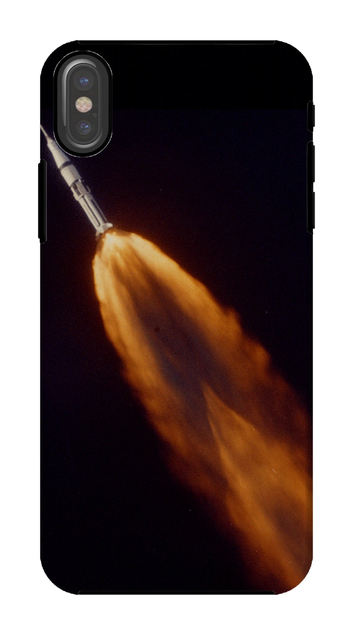 Apollo 7 photographed in flight by ALOTS (68-HC-641) Phone Case