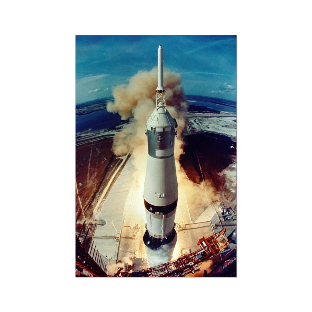 Apollo 11 liftoff: launch tower camera Hahnemühle Photo Rag Print