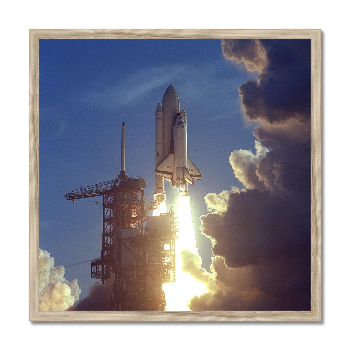 The STS Launch NASA Framed Print