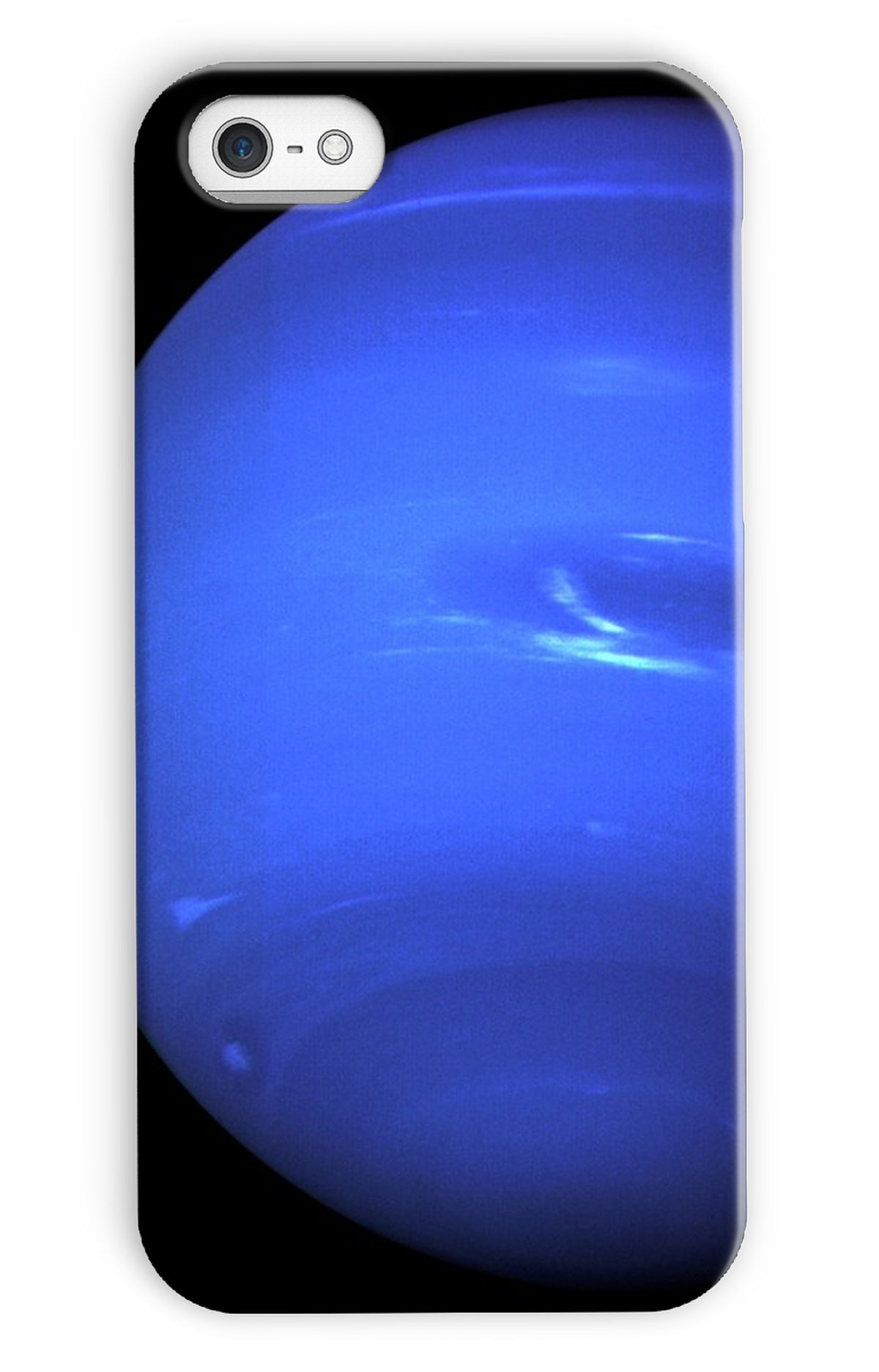 Neptune, Earth size comparison Phone Case