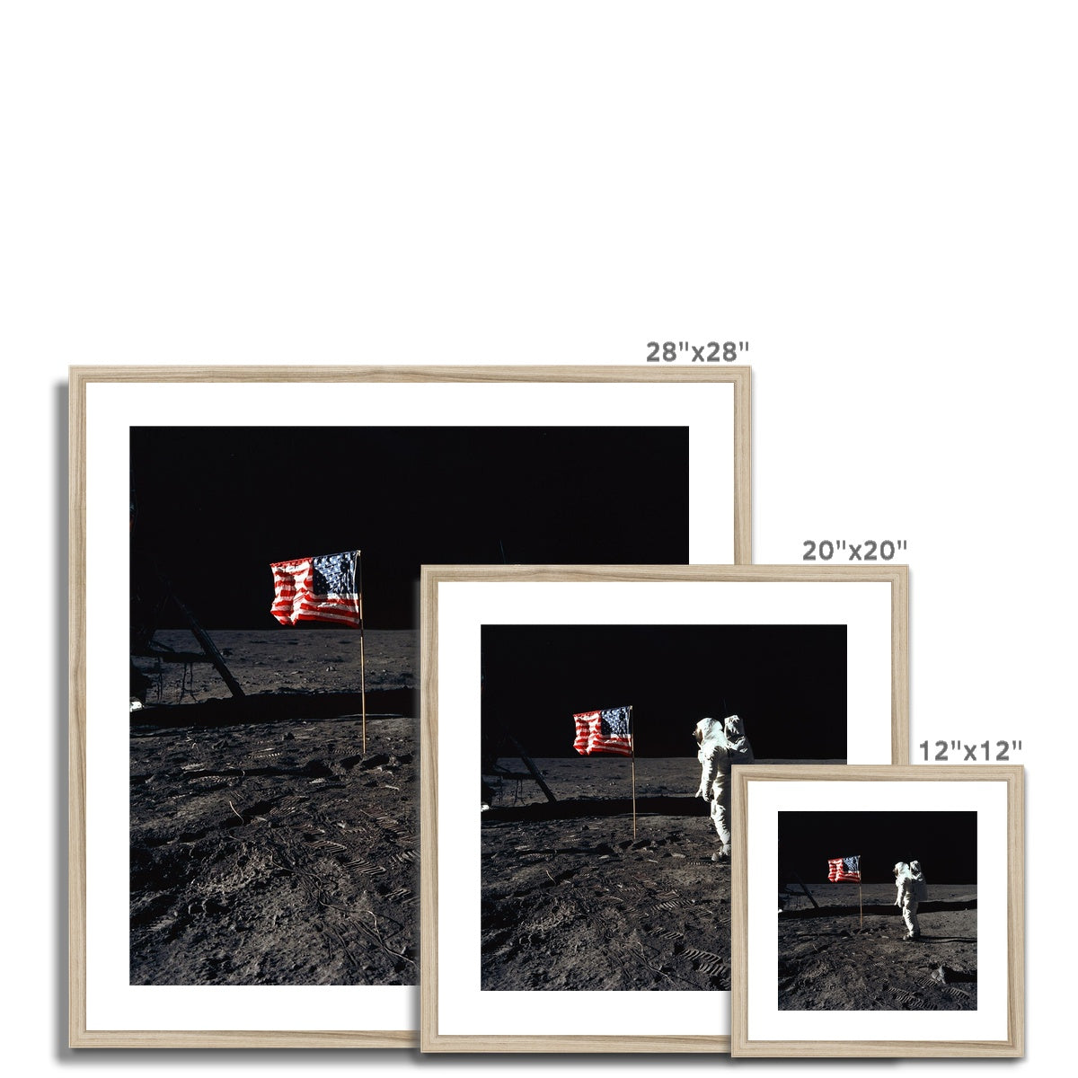 Apollo 11 Moonwalk Framed & Mounted Print