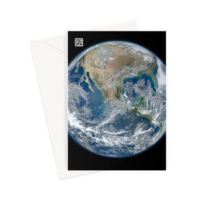 The Galaxy Collision Greeting Card