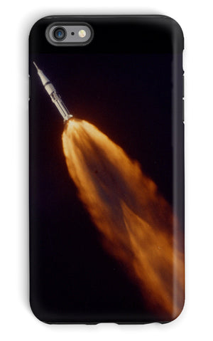 Apollo 7 photographed in flight by ALOTS (68-HC-641) Phone Case