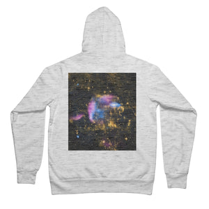 Supernova Debris Sudadera con capucha unisex con cremallera completa