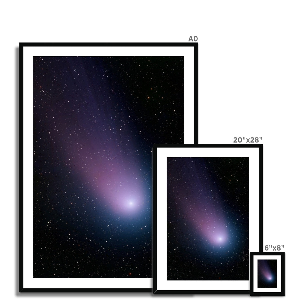 Comet Framed & Mounted Print