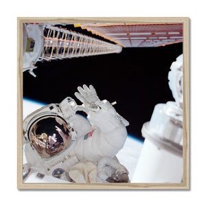 Space Walk Framed Print