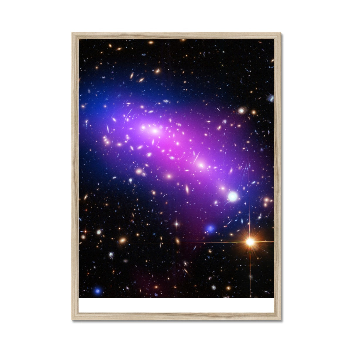 The Frontier Galaxy Cluster Framed Print