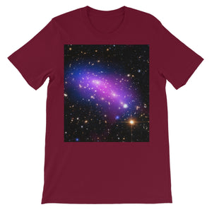 La frontera Galaxy Cluster Unisex camiseta de manga corta