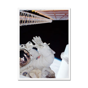 Space Walk Framed Print