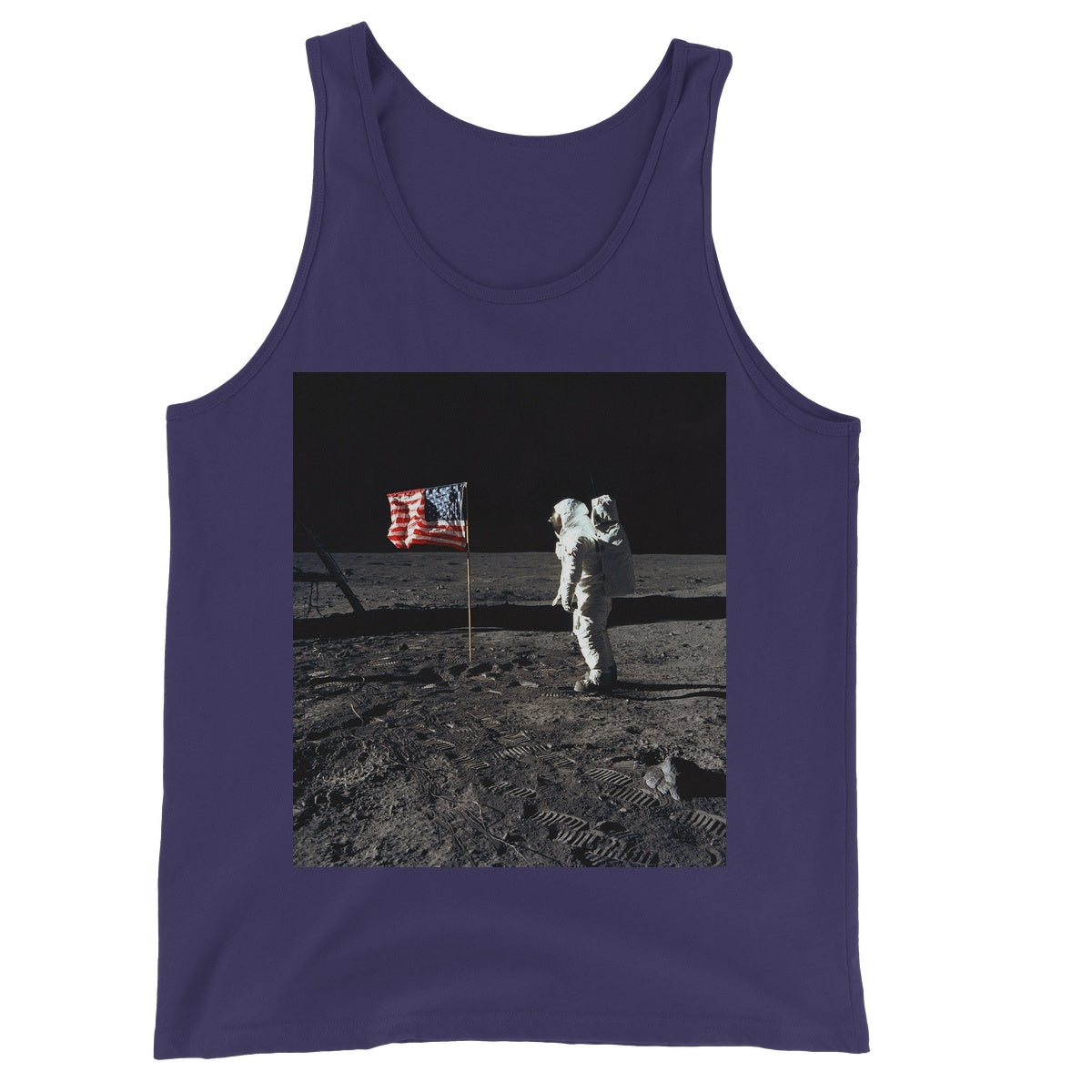 Camiseta sin mangas unisex Apollo 11 Moonwalk