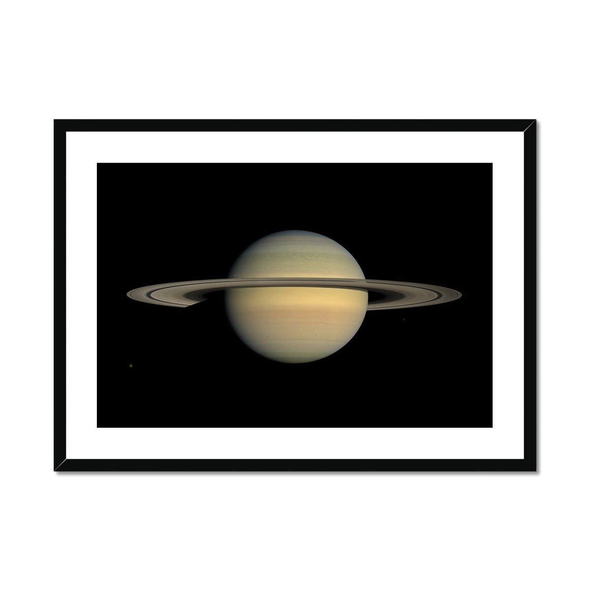 Saturn during Equinox Framed & Mounted Print