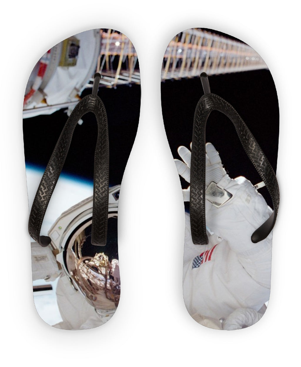 Space Walk Flip Flops