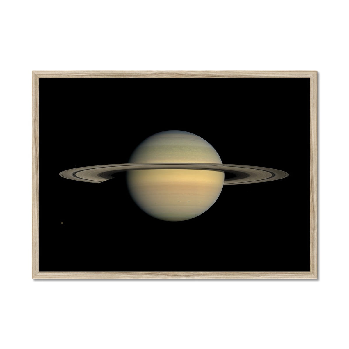 Saturn during Equinox Framed Print