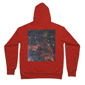 Supernova Remnants Sudadera con capucha unisex con cremallera completa