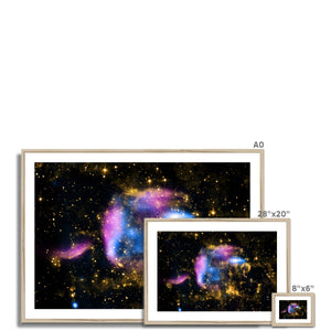 Supernova Debris Framed & Mounted Print