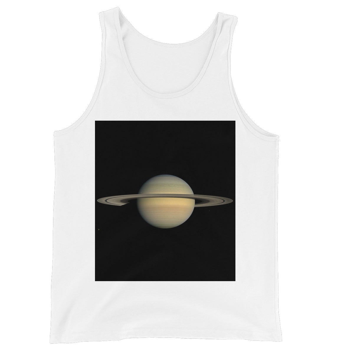 Saturn during Equinox Unisex Jersey Tank Top