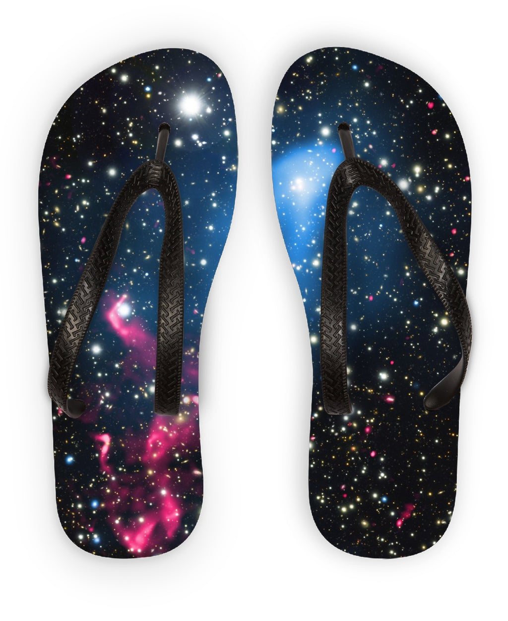 Las chanclas de la colisión de la galaxia