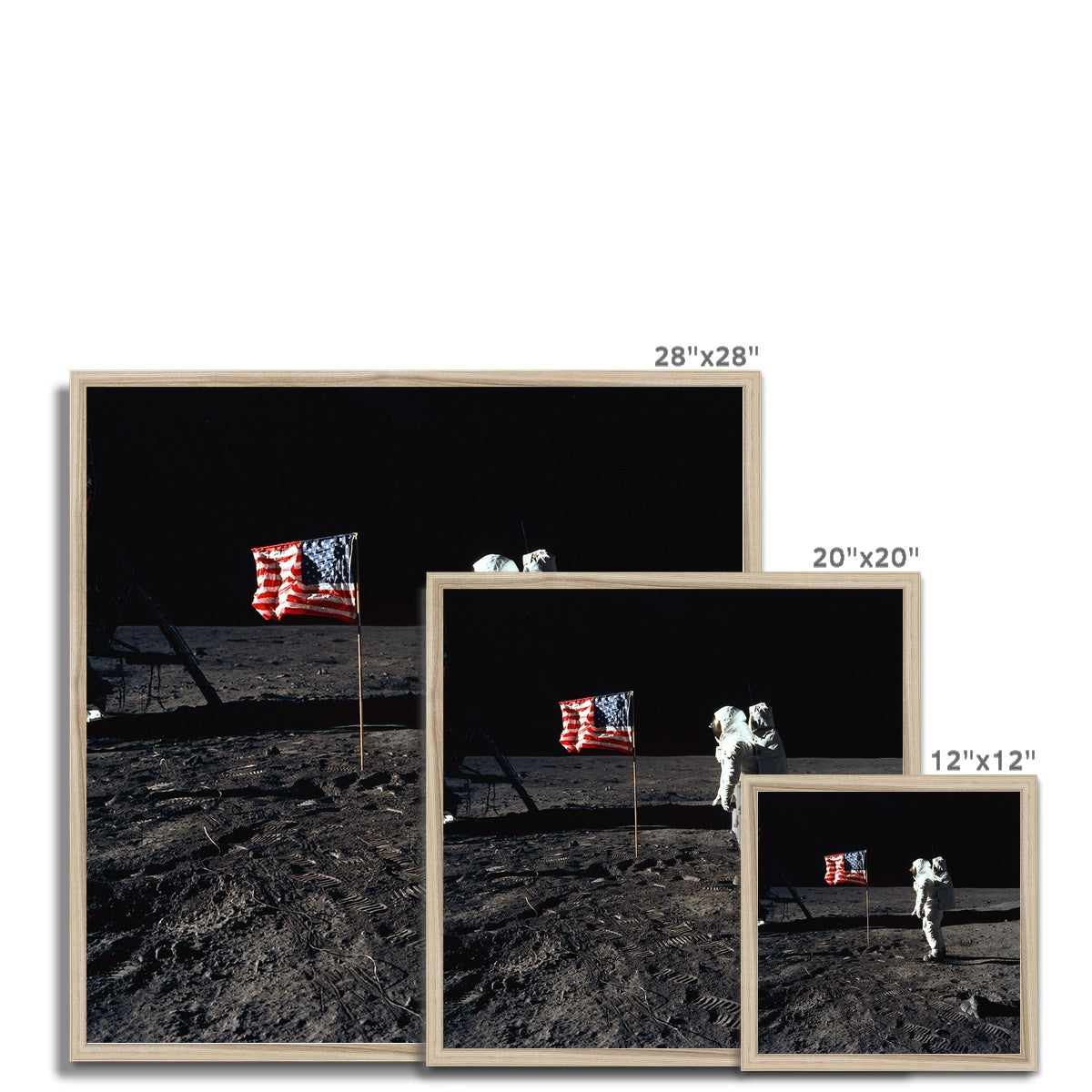 Apollo 11 Moonwalk Framed Print