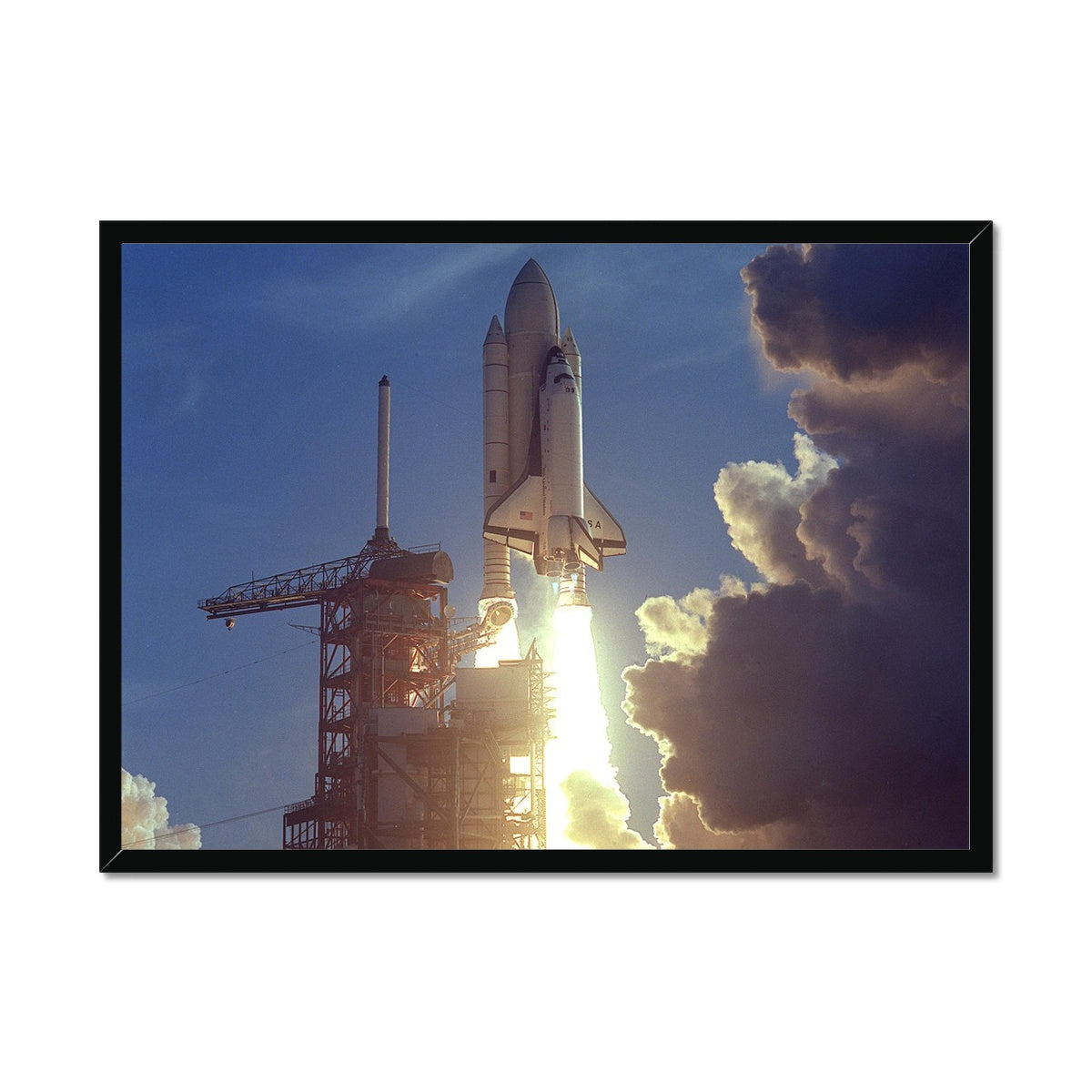 The STS Launch NASA Framed Print