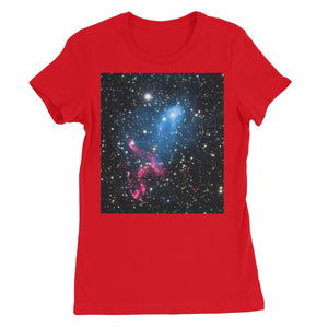 La camiseta favorita de las mujeres de la colisión de la galaxia