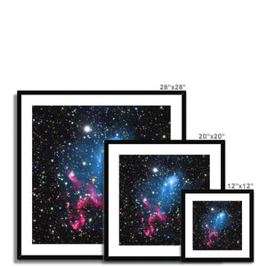 The Galaxy Collision Framed & Mounted Print