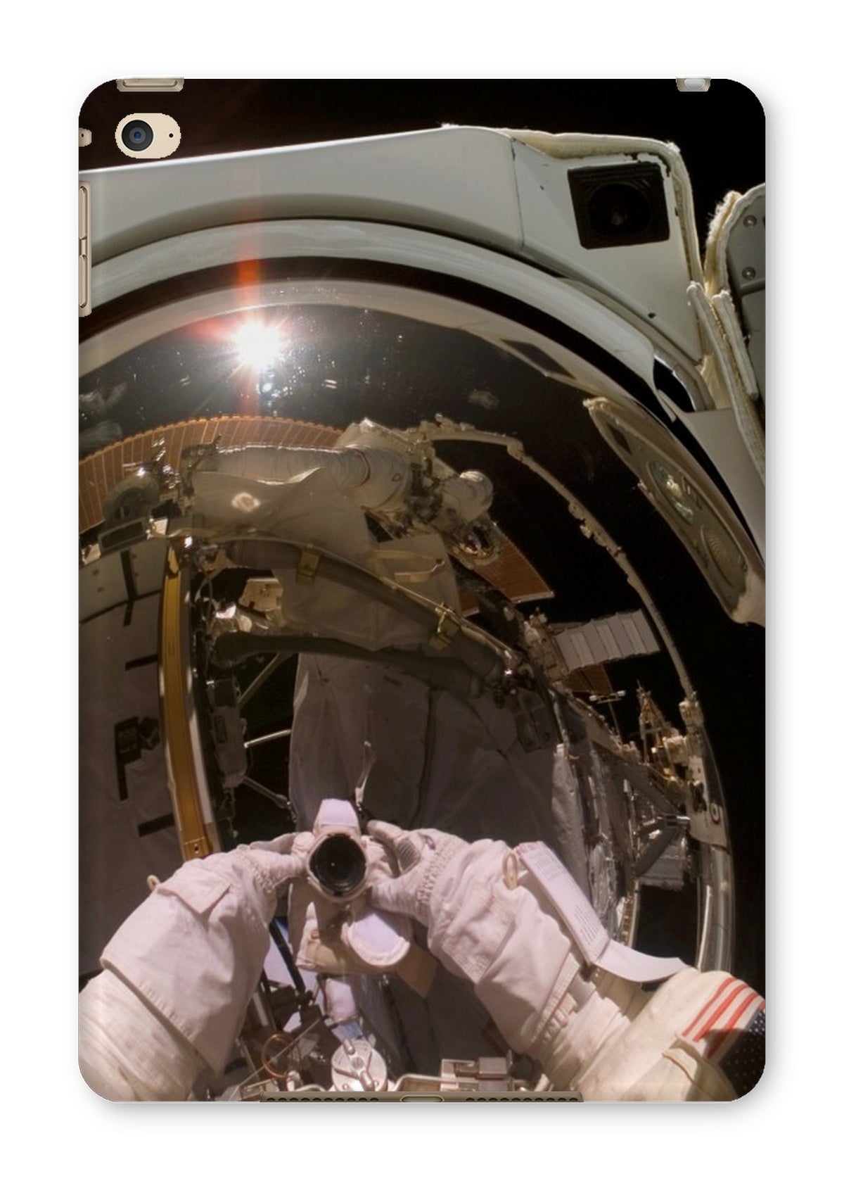 Astronaut Selfie in Orbit Tablet Cases