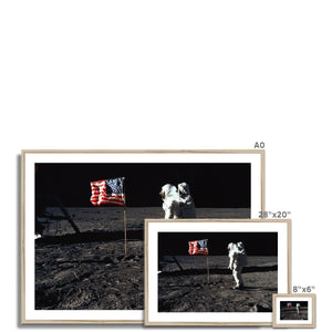 Apollo 11 Moonwalk Framed & Mounted Print