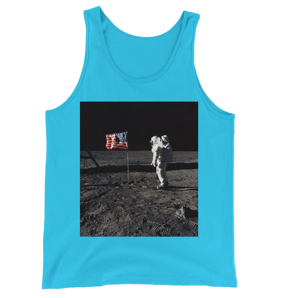 Camiseta sin mangas unisex Apollo 11 Moonwalk