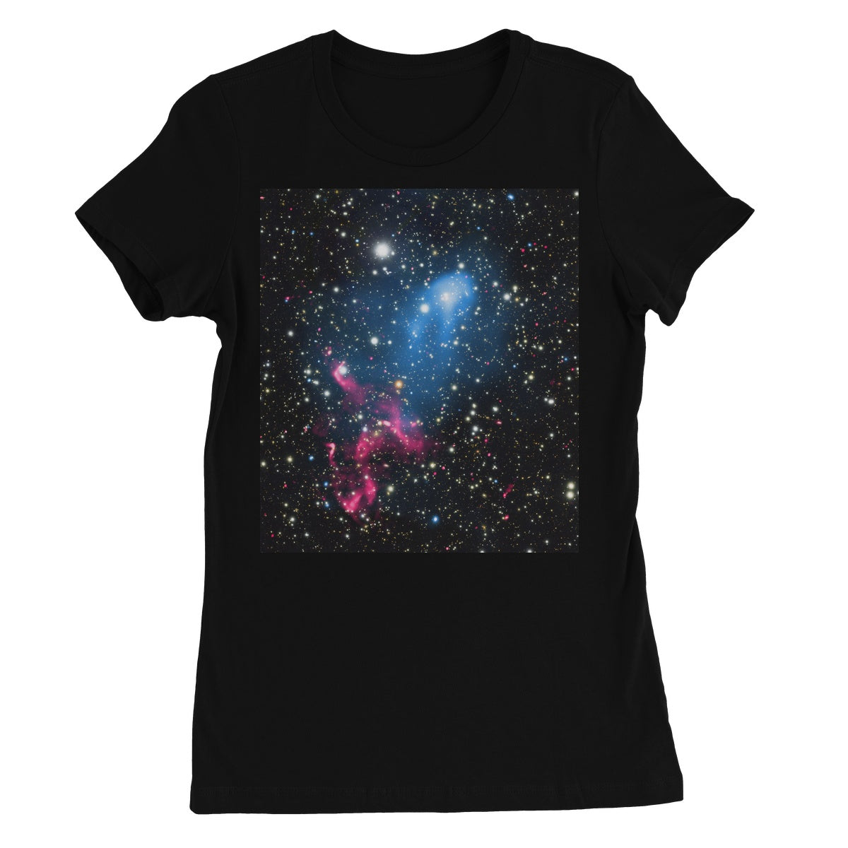 La camiseta favorita de las mujeres de la colisión de la galaxia