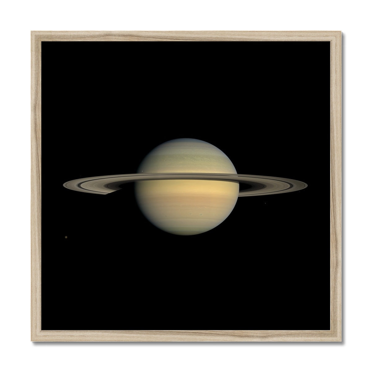 Saturn during Equinox Framed Print