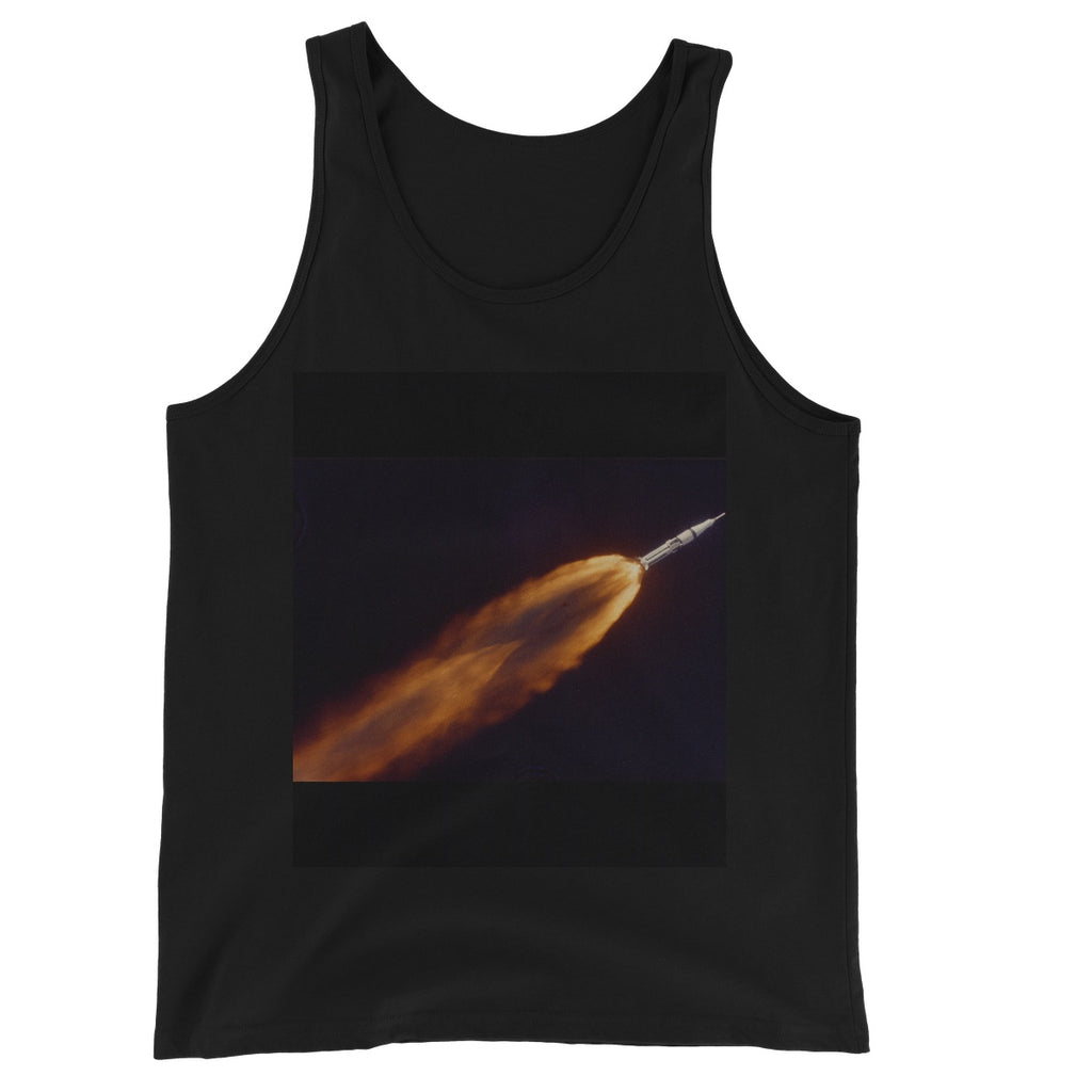 Apollo 7 photographed in flight by ALOTS (68-HC-641) Unisex Jersey Tank Top