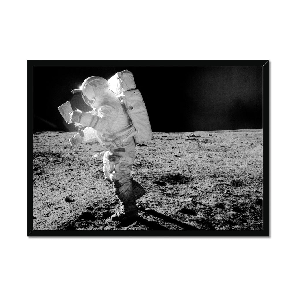 Moon Walk Framed Print