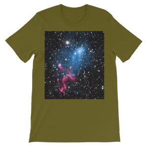 The Galaxy Collision Unisex Camiseta de manga corta