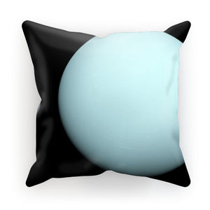 Uranus, Earth size Comparison 2 Cushion