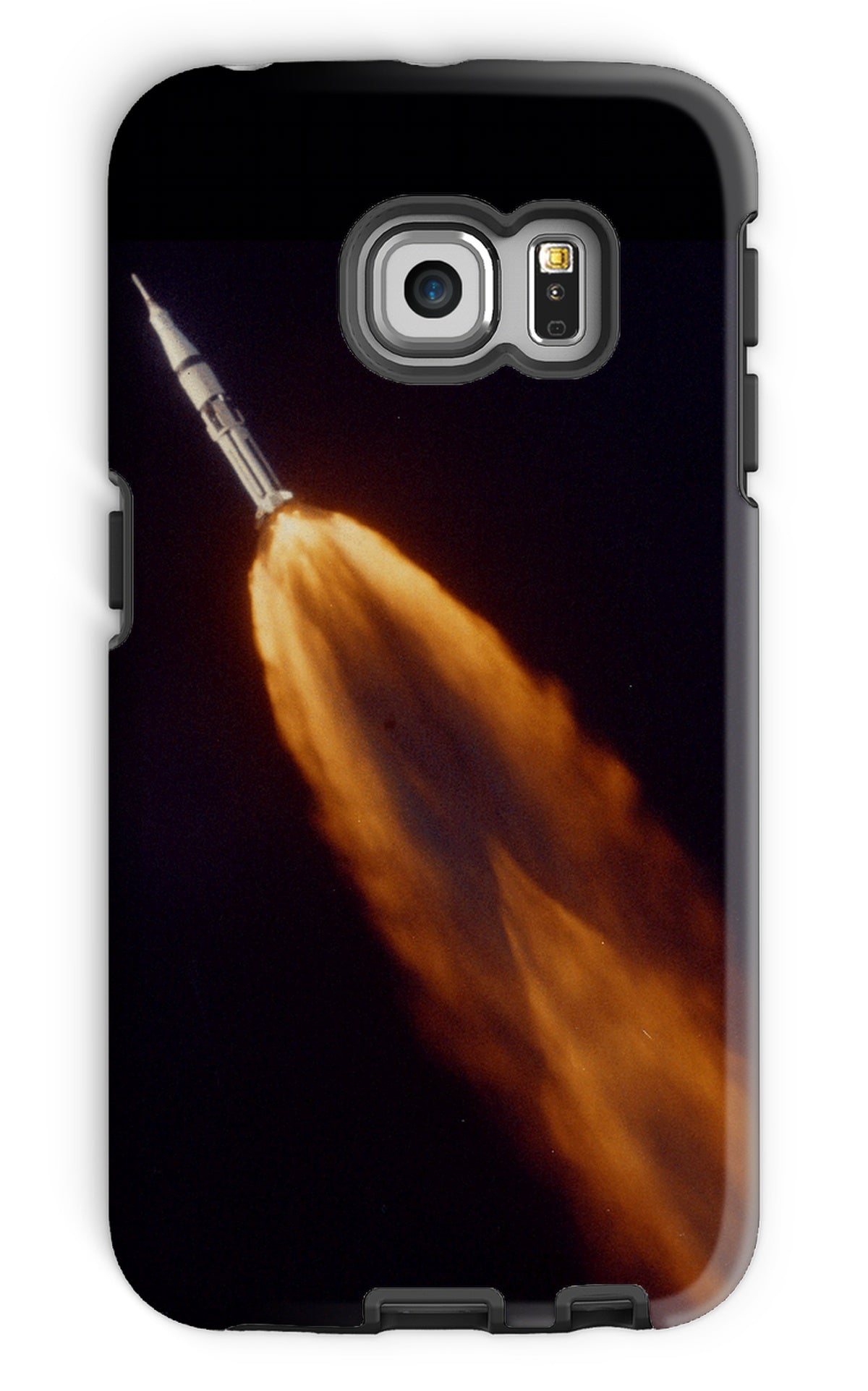 Apollo 7 photographed in flight by ALOTS (68-HC-641) Phone Case