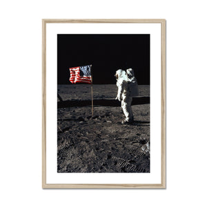 Apollo 11 Moonwalk Framed & Mounted Print