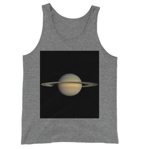 Saturn during Equinox Unisex Jersey Tank Top