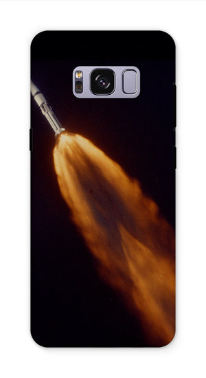 Apollo 7 fotografiado en vuelo por muchos (68-HC-641) caja del teléfono