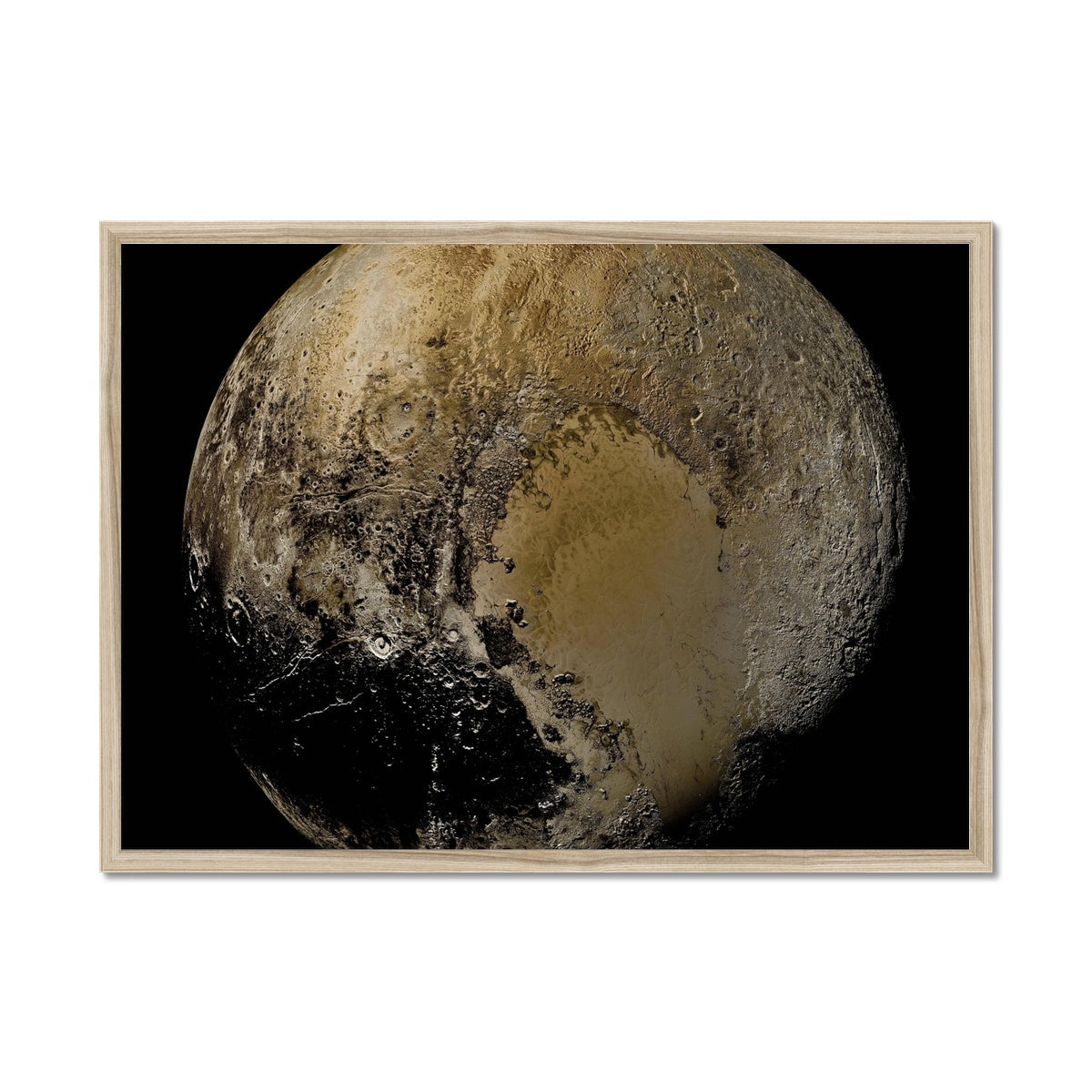 Pluto Framed Print