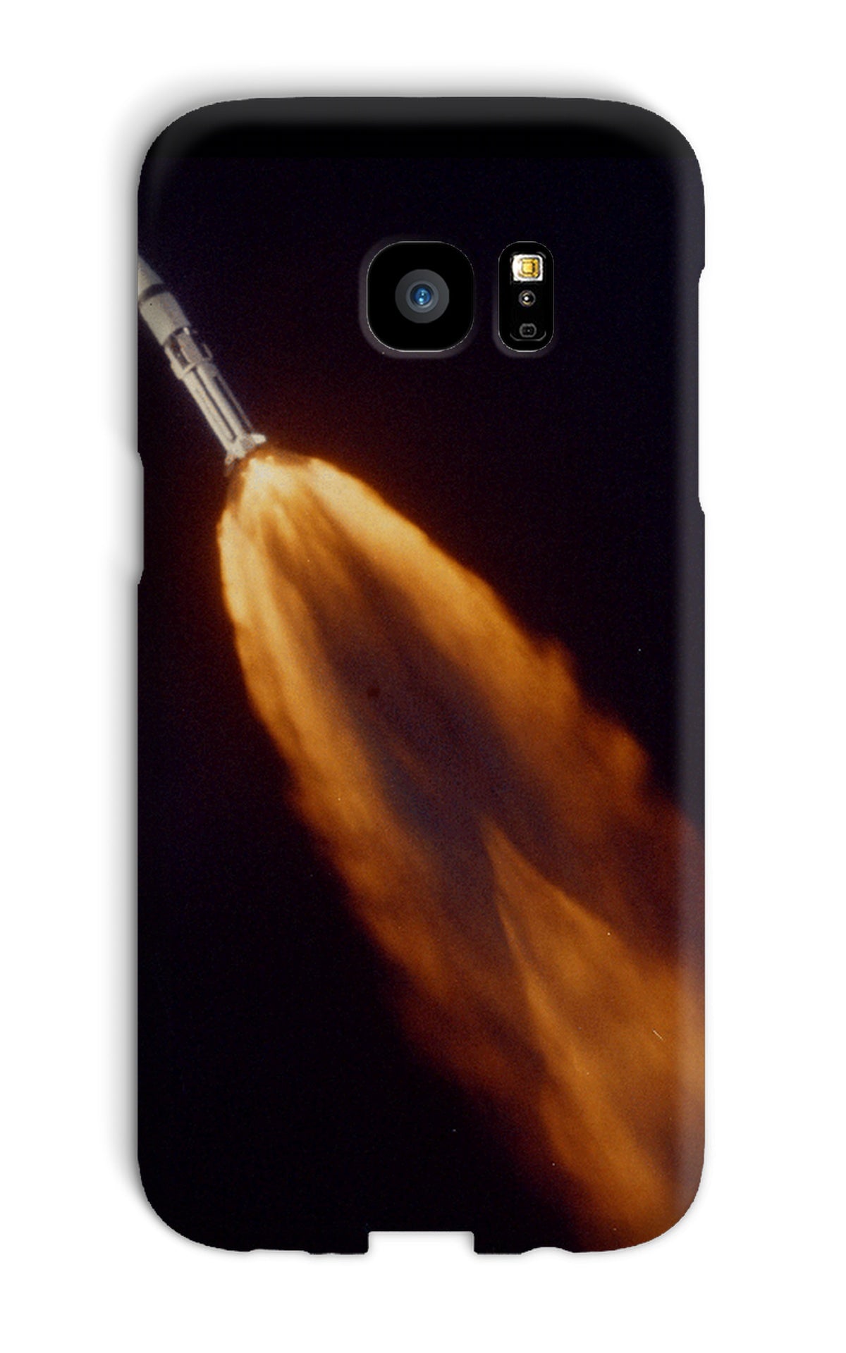 Apollo 7 photographed in flight by ALOTS (68-HC-641) Phone Case