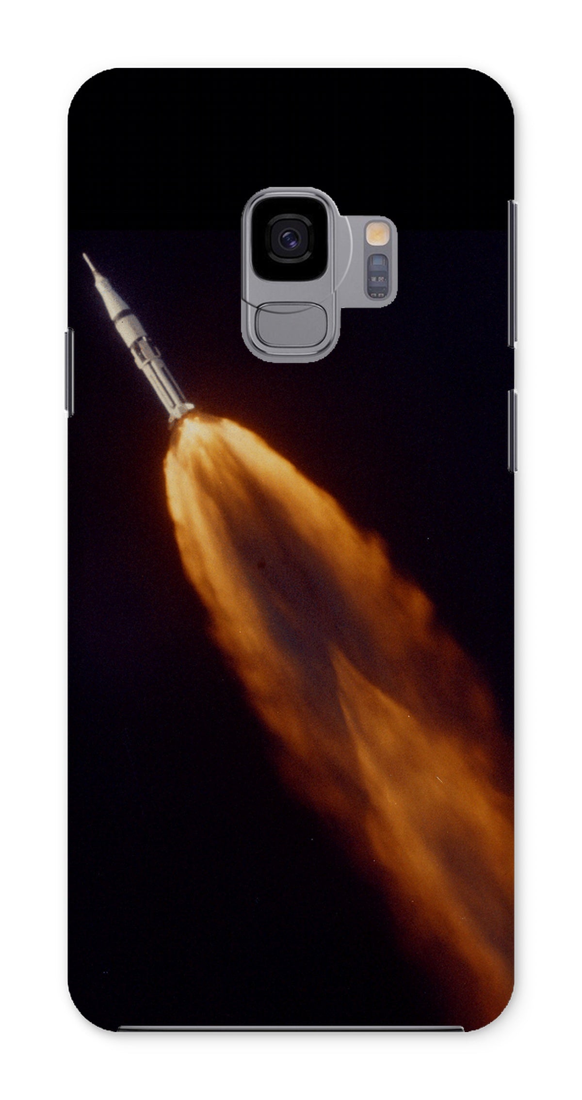 Apollo 7 photographed in flight by ALOTS (68-HC-641) Phone Case