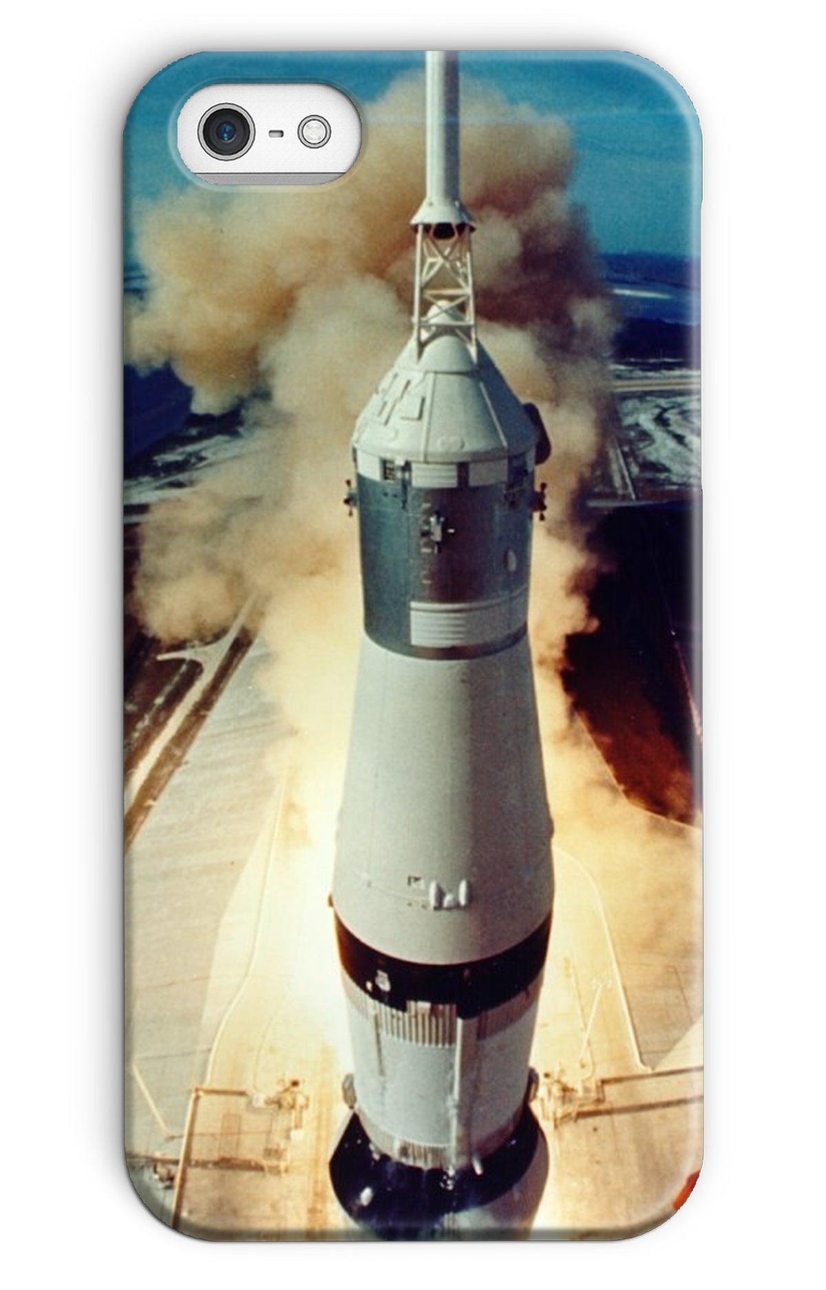 Apollo 11 liftoff: caja del teléfono de la cámara de la torre del lanzamiento