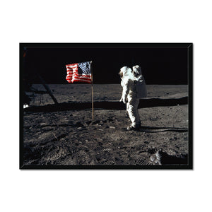 Apollo 11 Moonwalk Framed Print