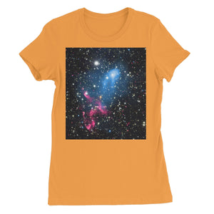 La camiseta favorita de las mujeres de la colisión de la galaxia