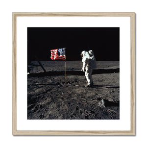 Apollo 11 Moonwalk Framed & Mounted Print