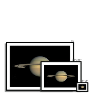 Saturn during Equinox Framed & Mounted Print