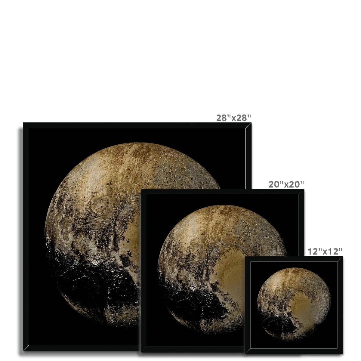 Pluto Framed Print