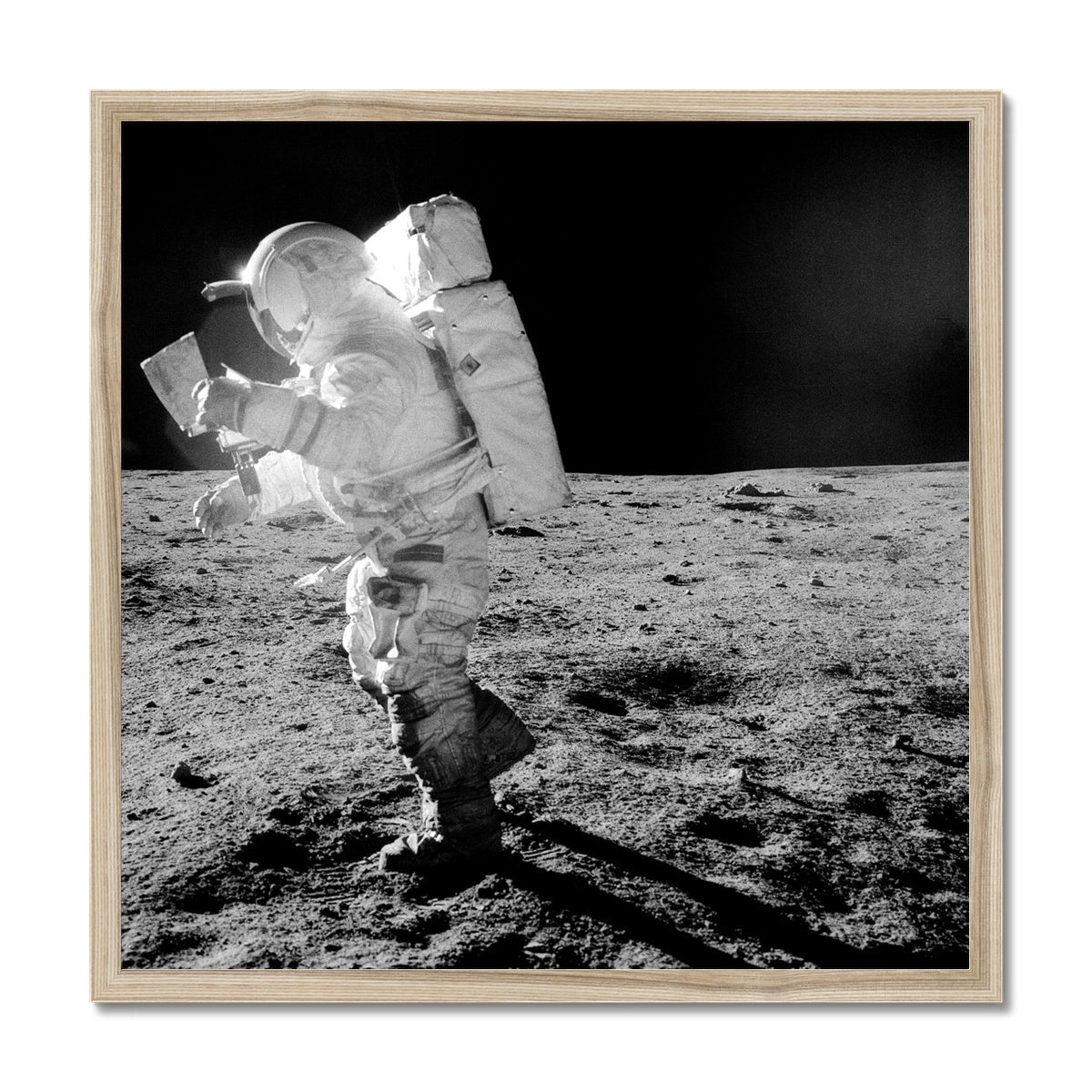 Moon Walk Framed Print