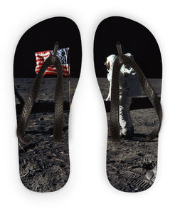 Apolo 11 Moonwalk Flip-Flops